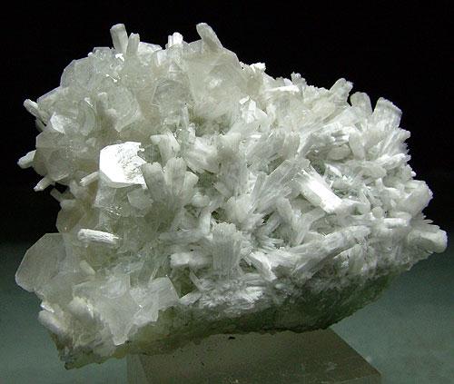 Mesolite & Apophyllite On Prehnite