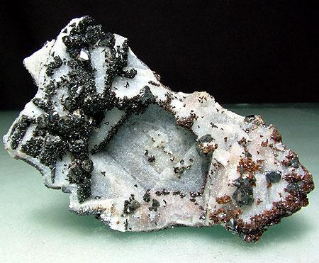 Quartz Psm Fluorite With Sphalerite & Ankerite