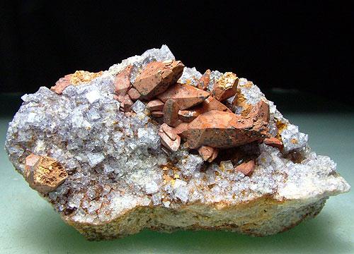 Fluorite & Limonite Psm Calcite