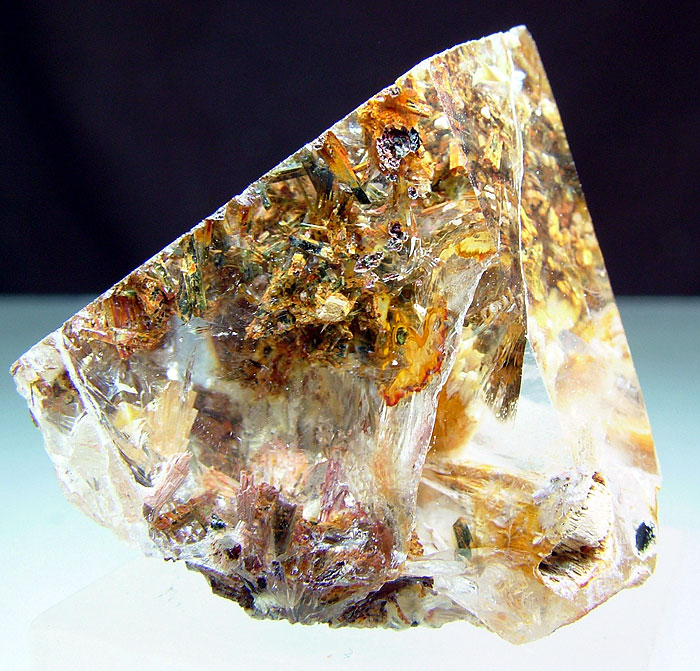 Quartz With Epidote Inclusions