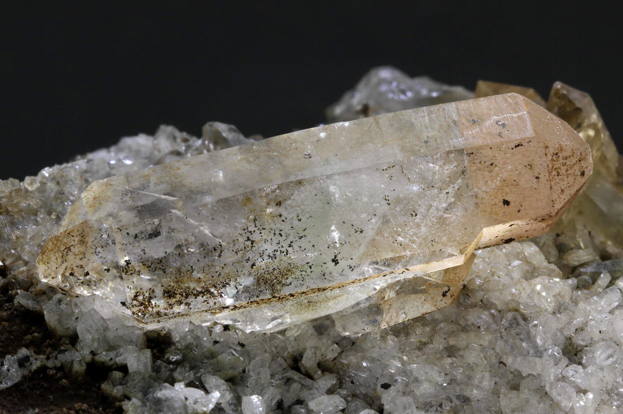 Quartz On Albite