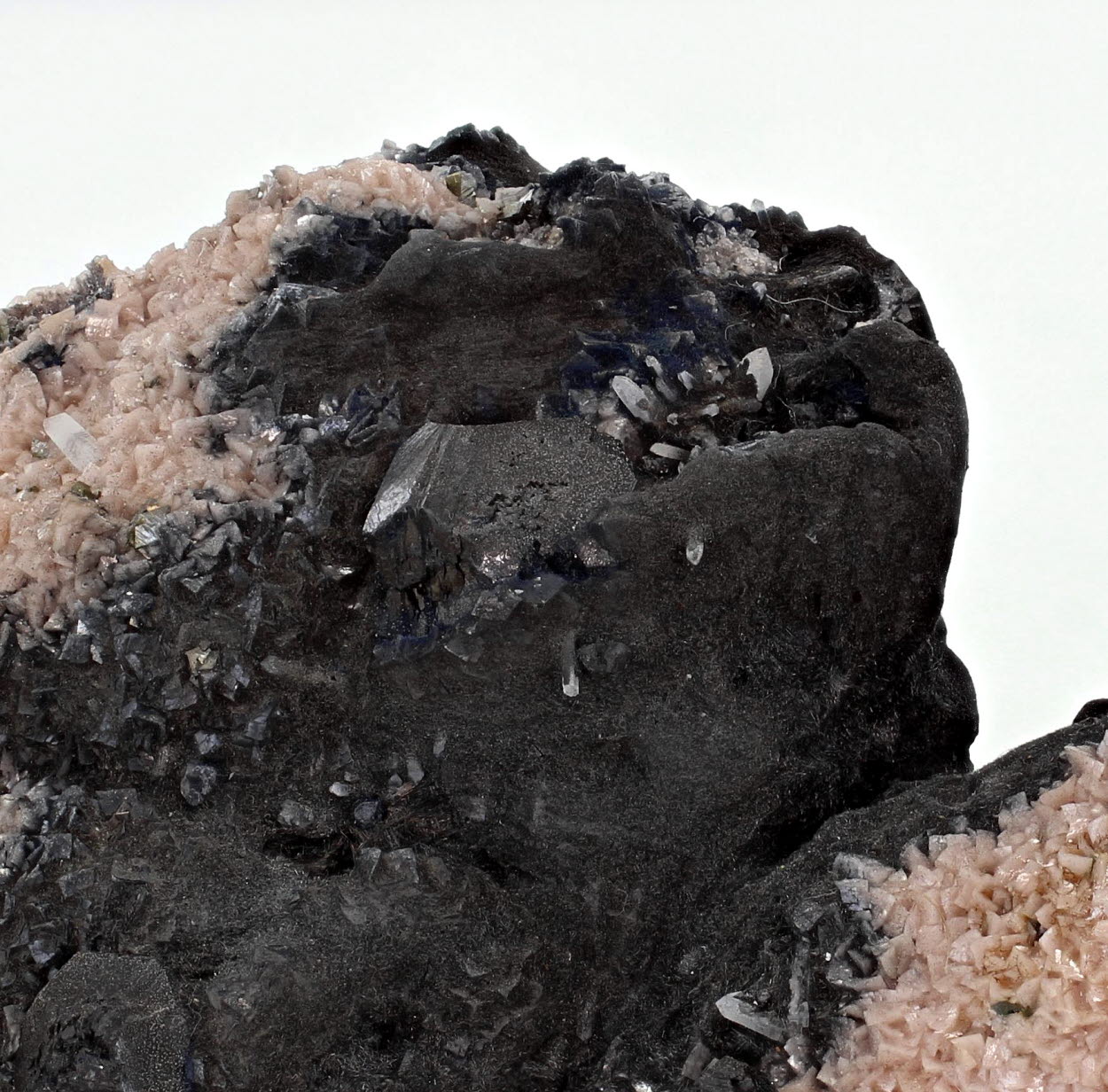 Boulangerite Rhodochrosite & Sphalerite