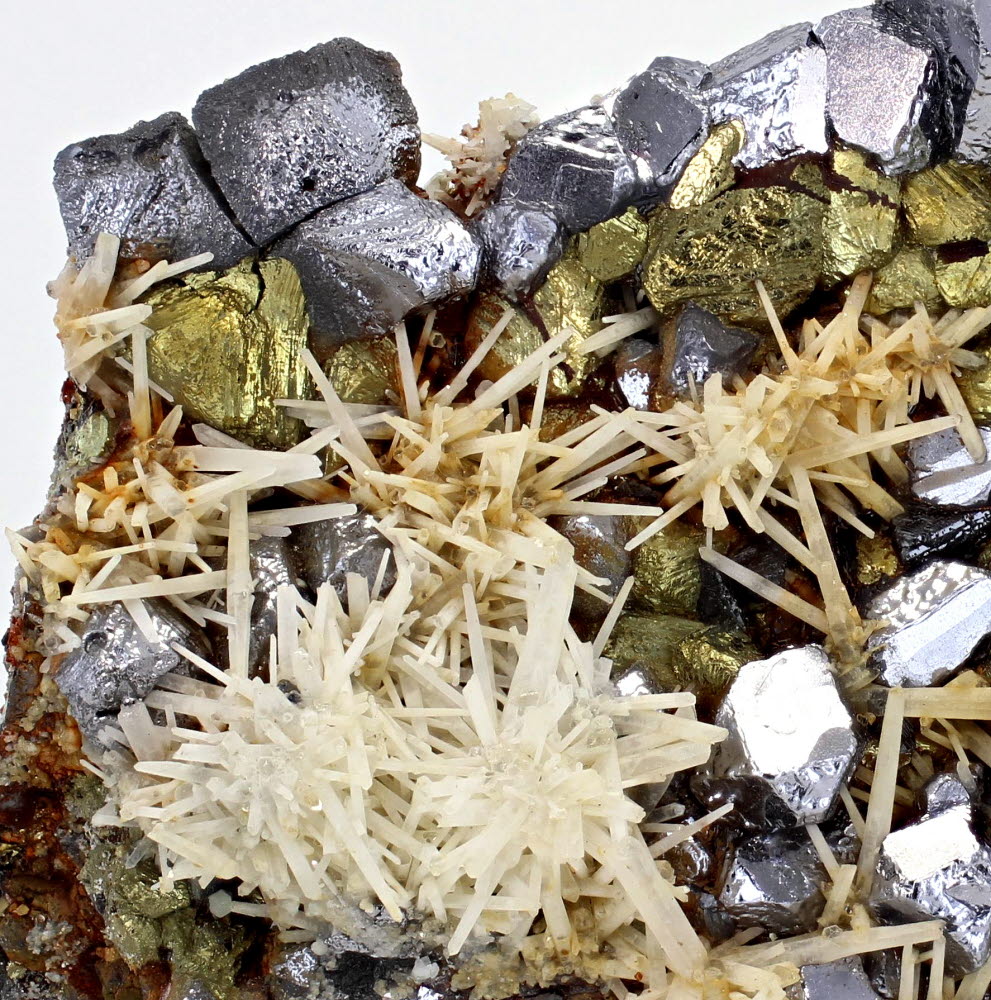 Galena Chalcopyrite Sphalerite & Quartz