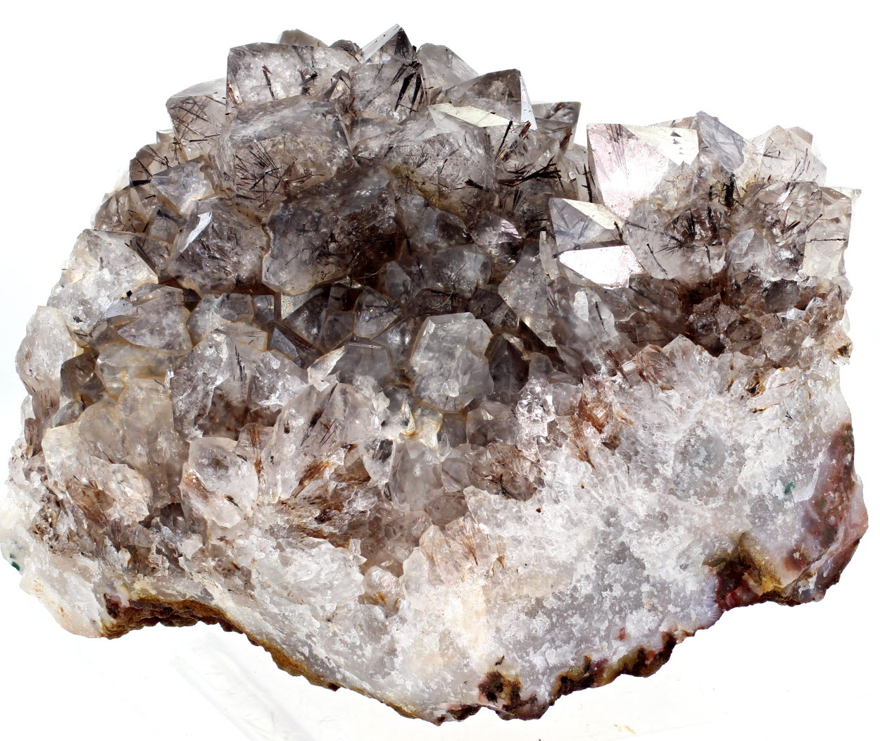 Quartz With Goethite Inclusions