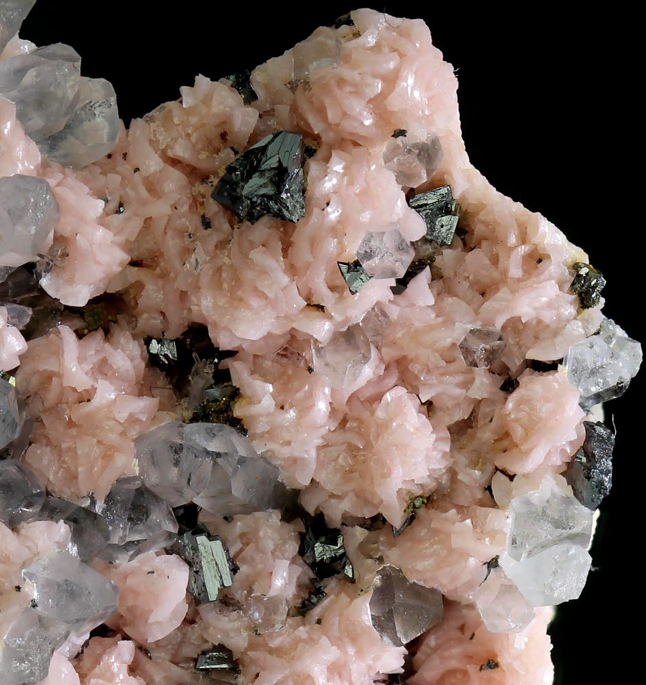 Rhodochrosite Tetrahedrite & Quartz