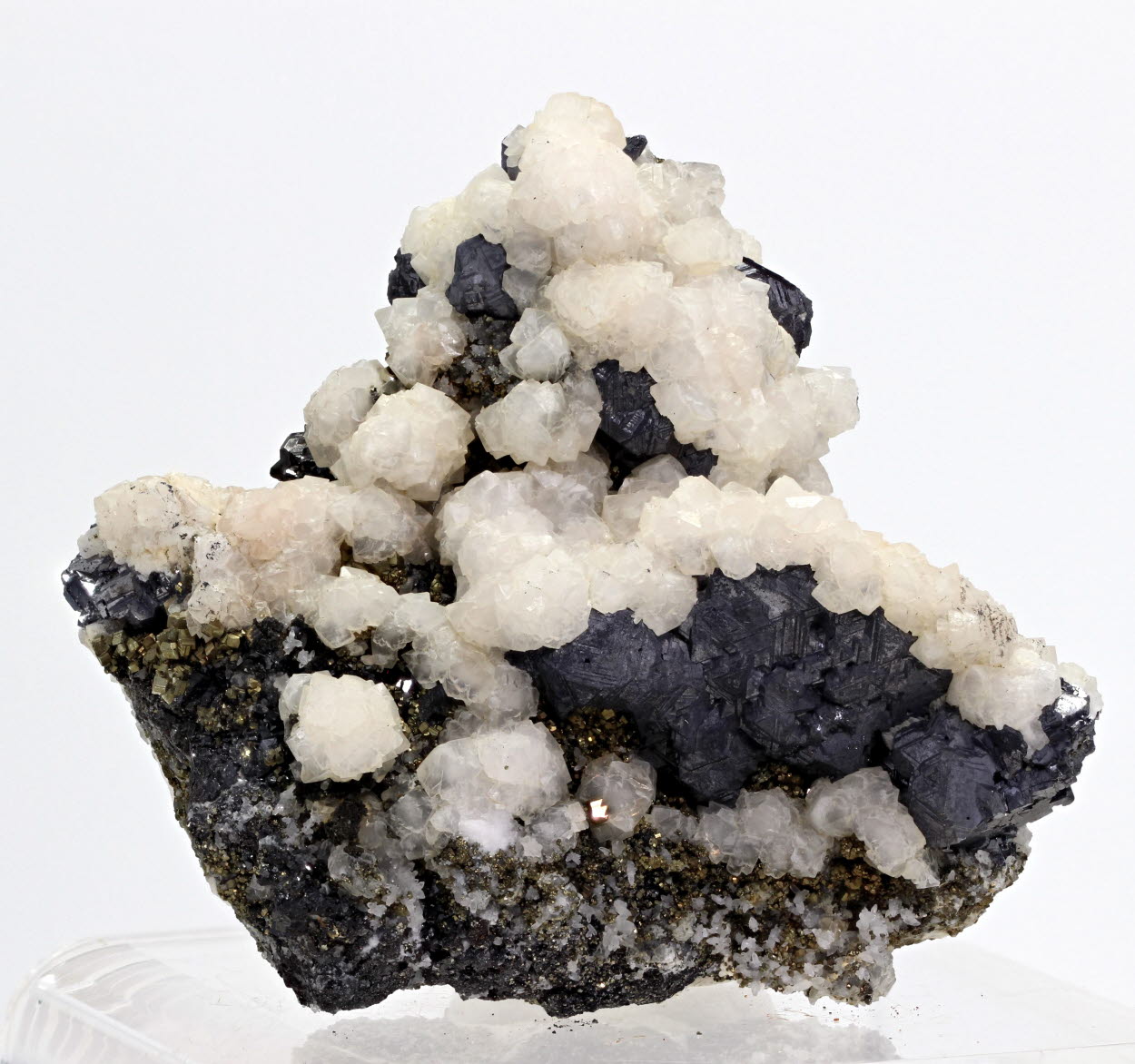 Galena with Calcite