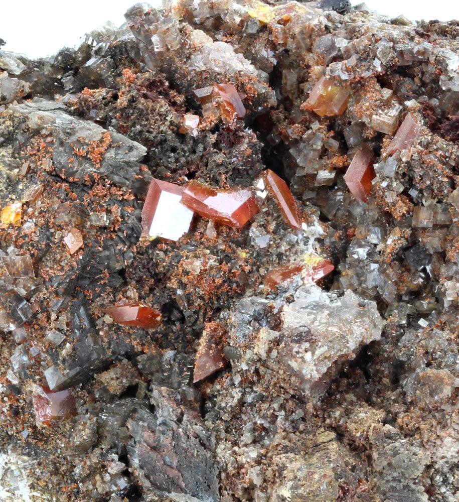 Wulfenite Mimetite & Calcite