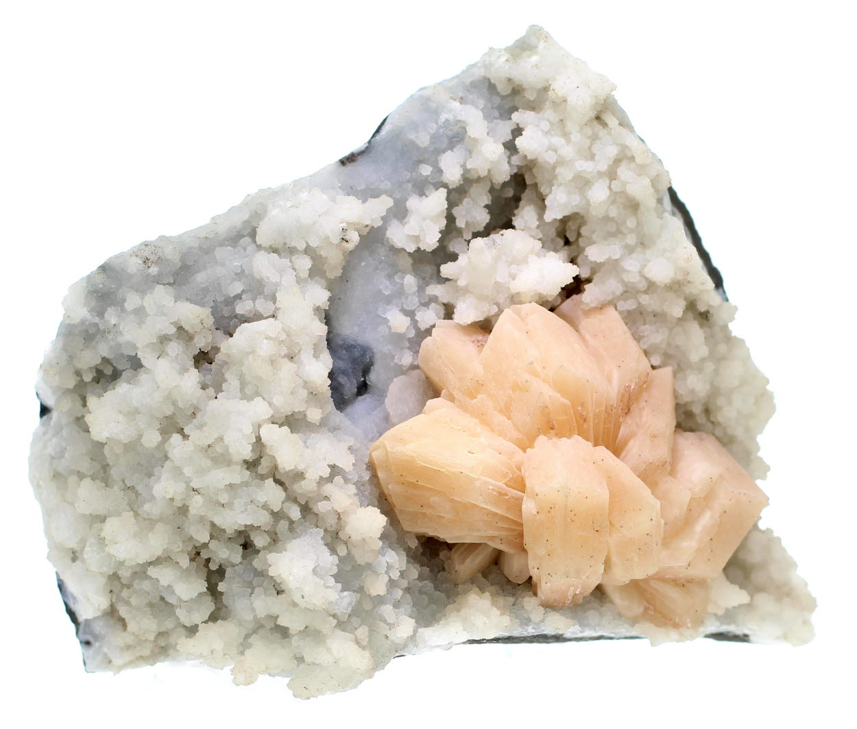 Stilbite & Quartz