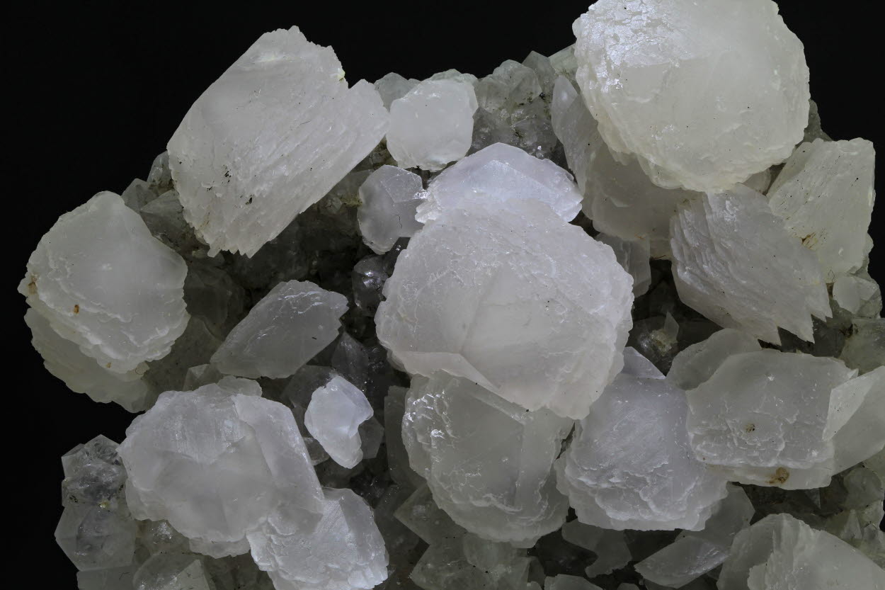 Calcite On Quartz Psm Fluorite