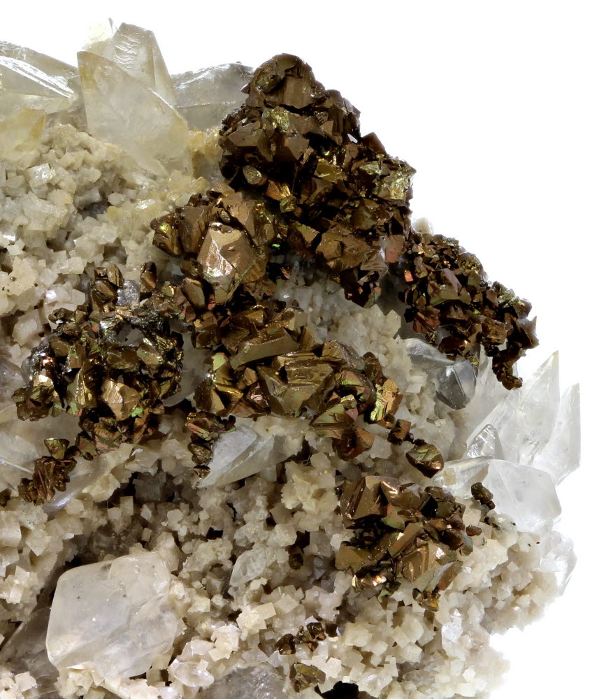 Chalcopyrite & Calcite