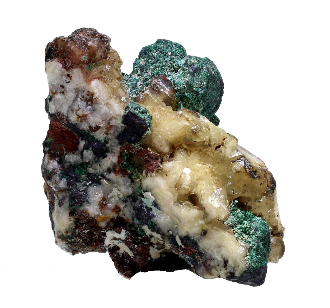 Malachite Psm Cuprite & Calcite