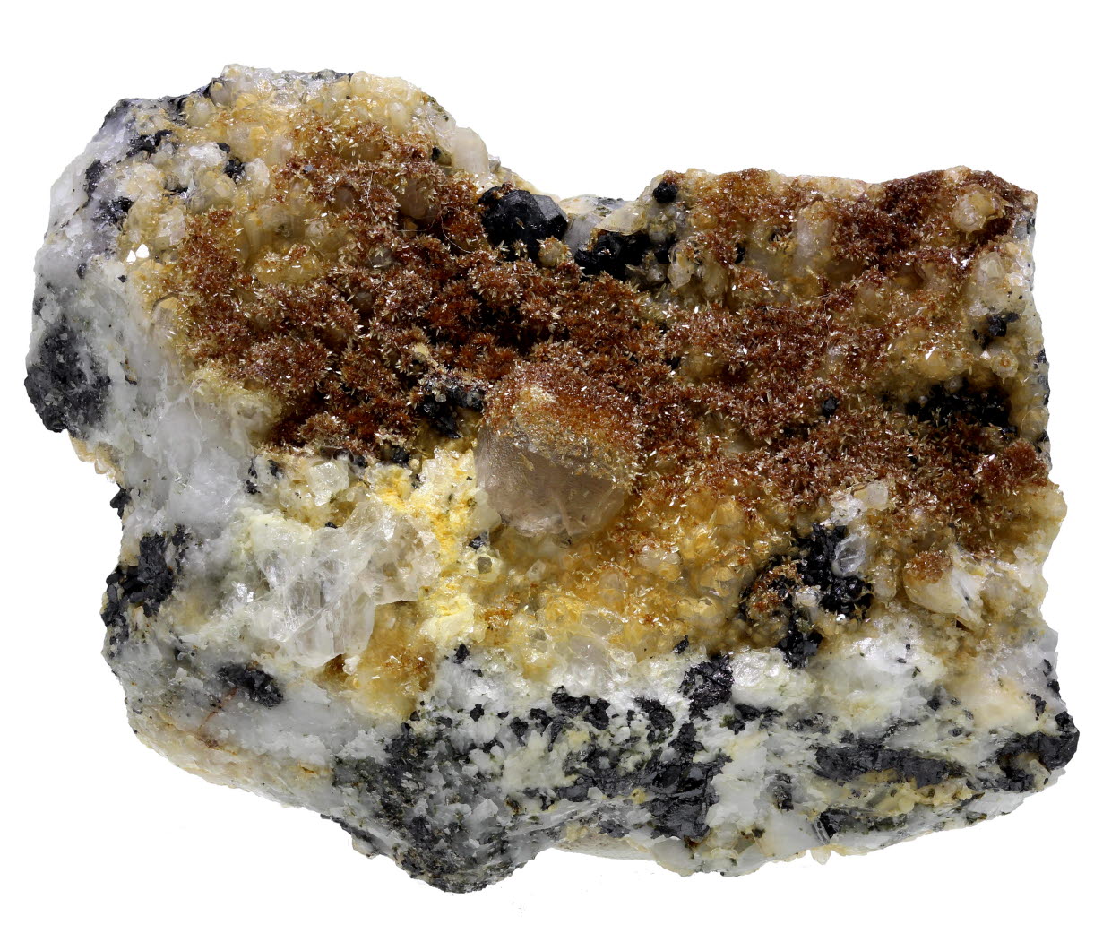 Fluorite Siderite & Sphalerite