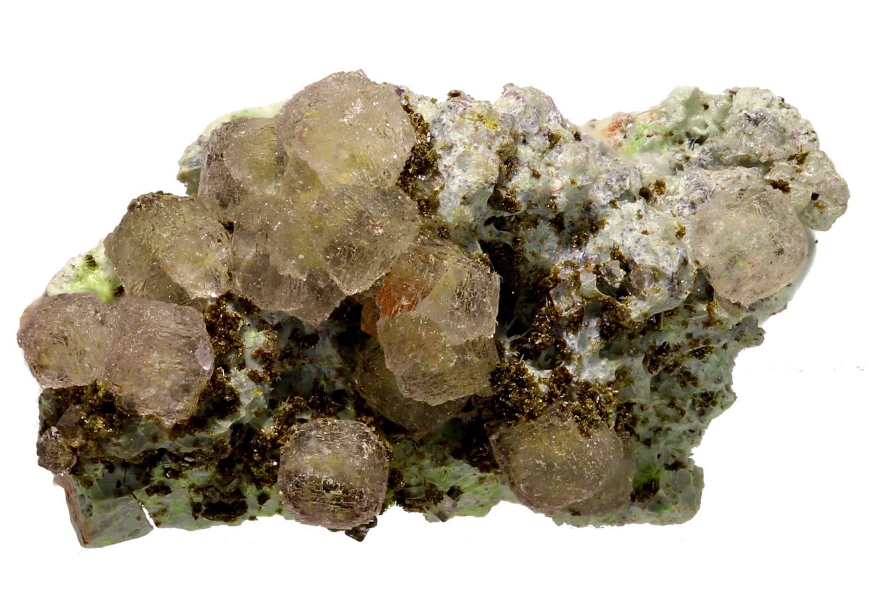 Fluorite Beudantite & Fornacite