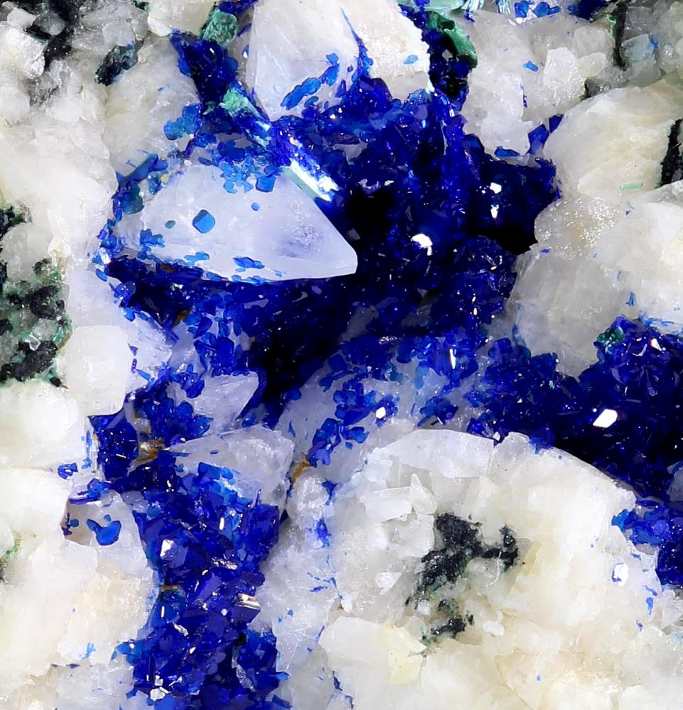 Calcite With Azurite