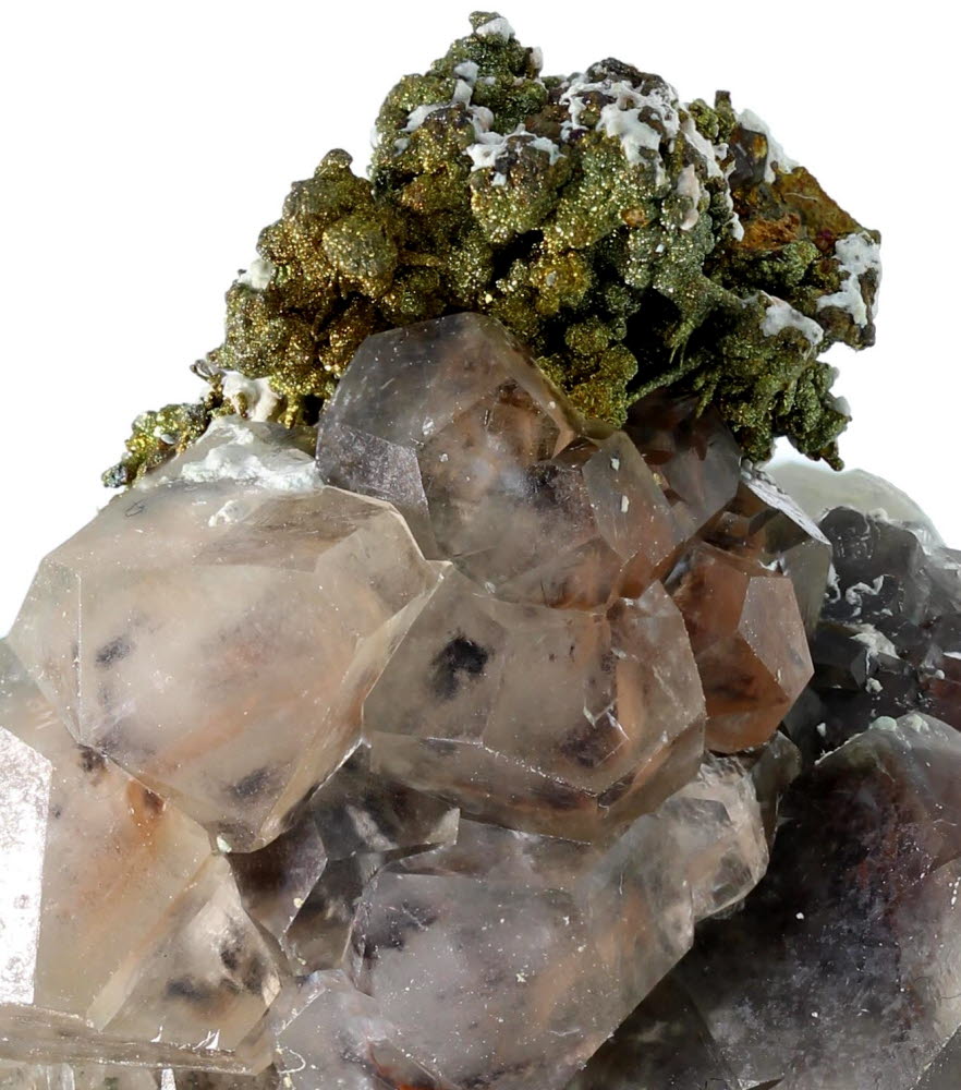 Calcite With Blister Copper Psm Chalcocite