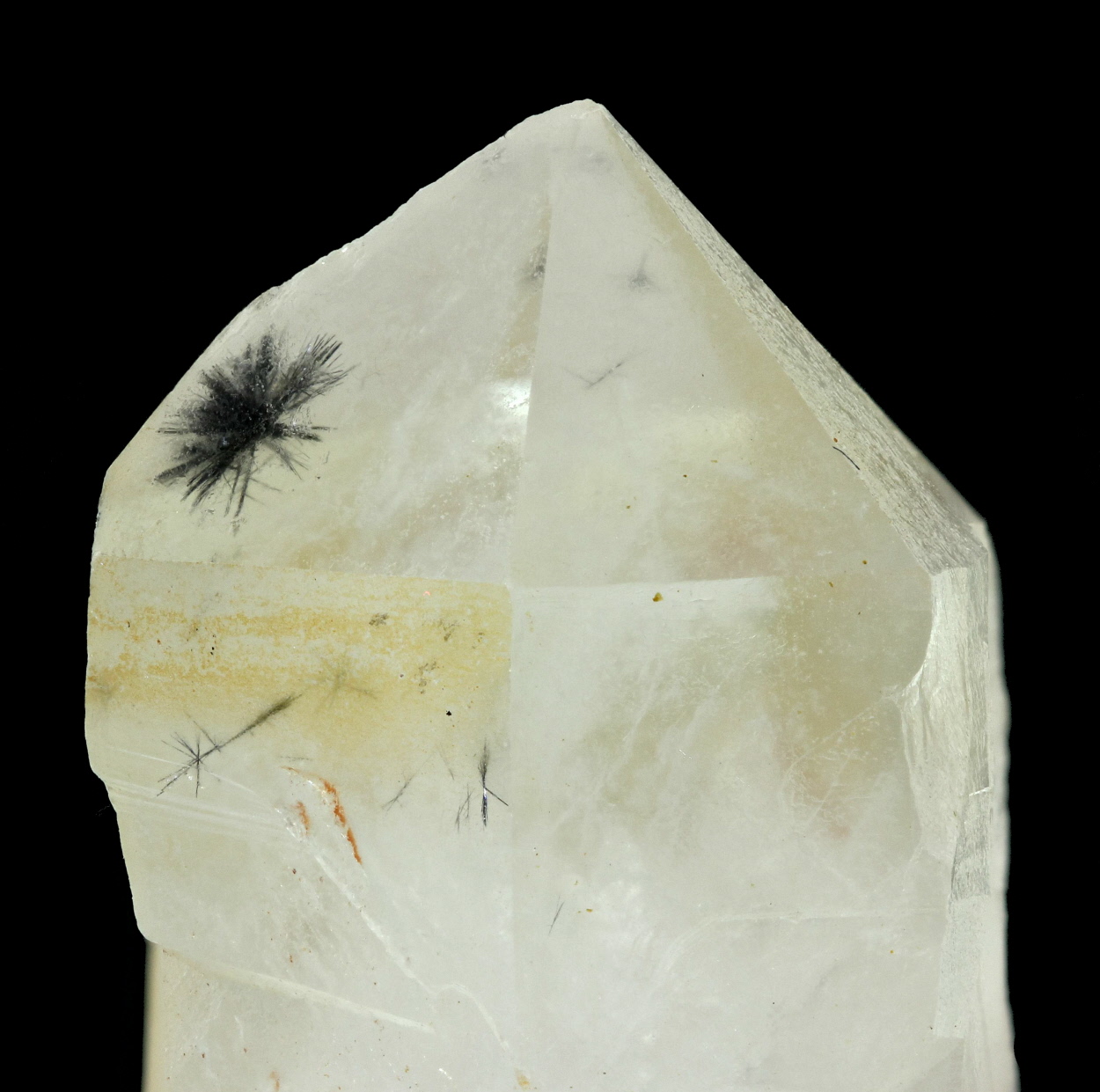 Quartz With Hollandite