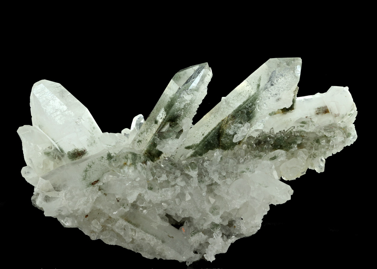 Quartz With Chlorite Inclusions