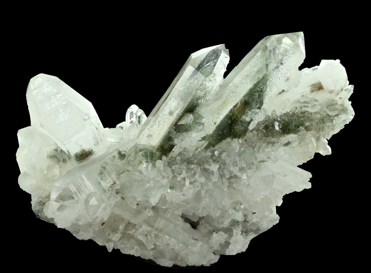 Quartz With Chlorite Inclusions