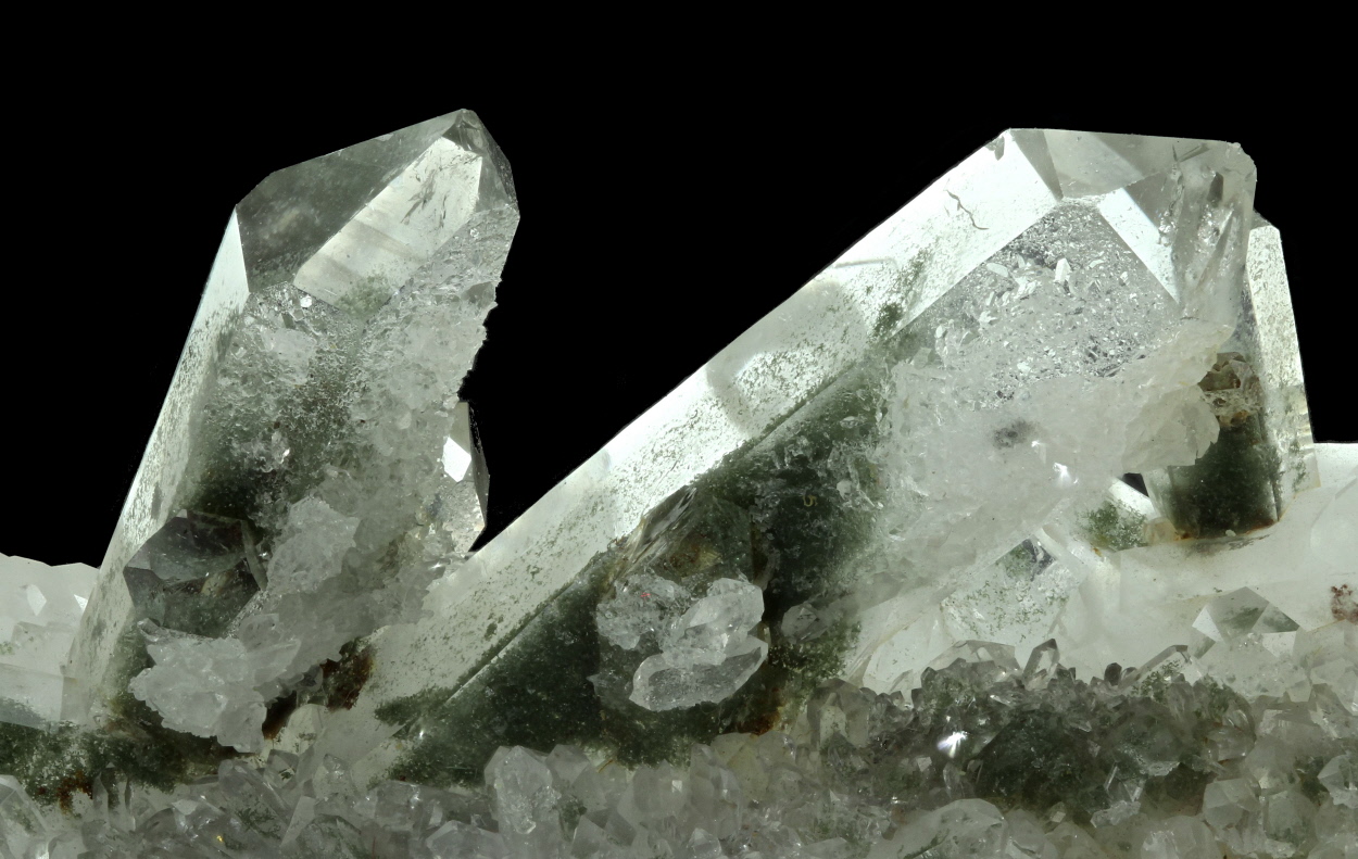 Quartz With Chlorite Inclusions