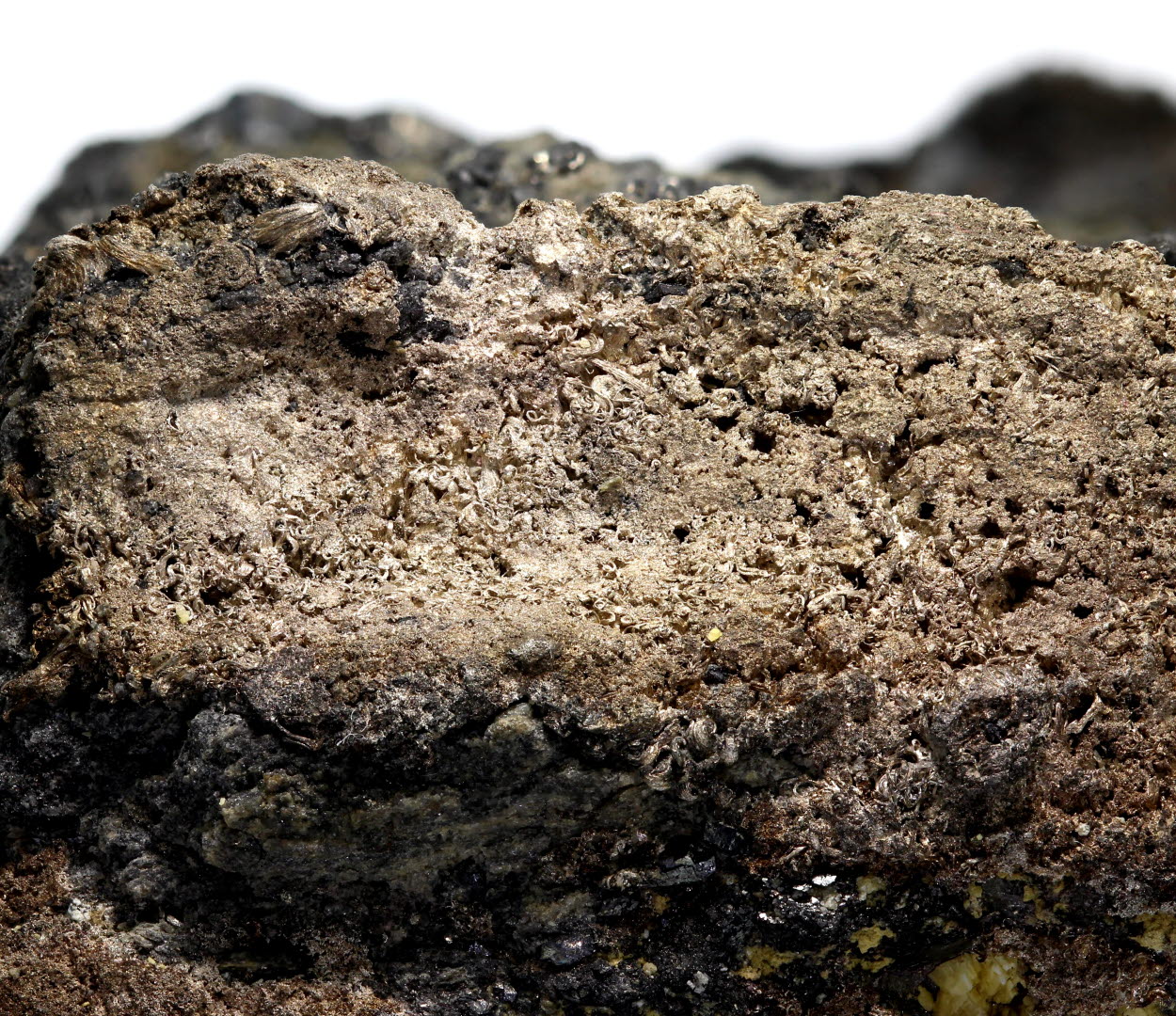 Native Silver On Chloanthite