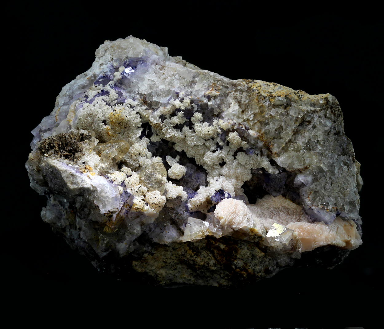 Fluorite Baryte & Calcite