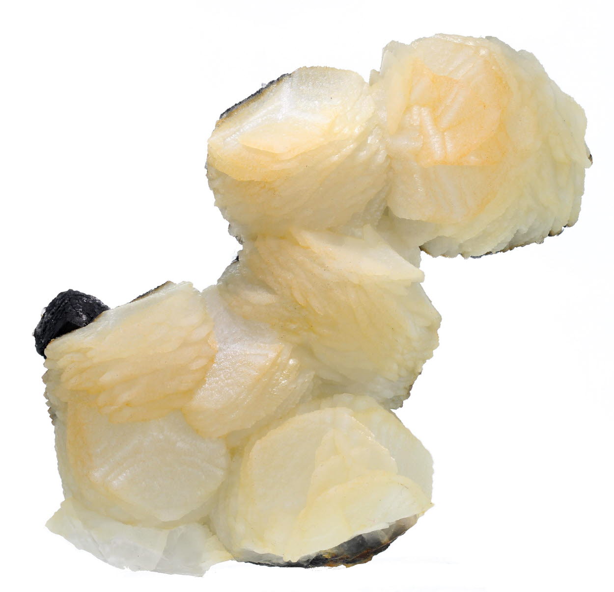 Calcite With Boulangerite Inclusions