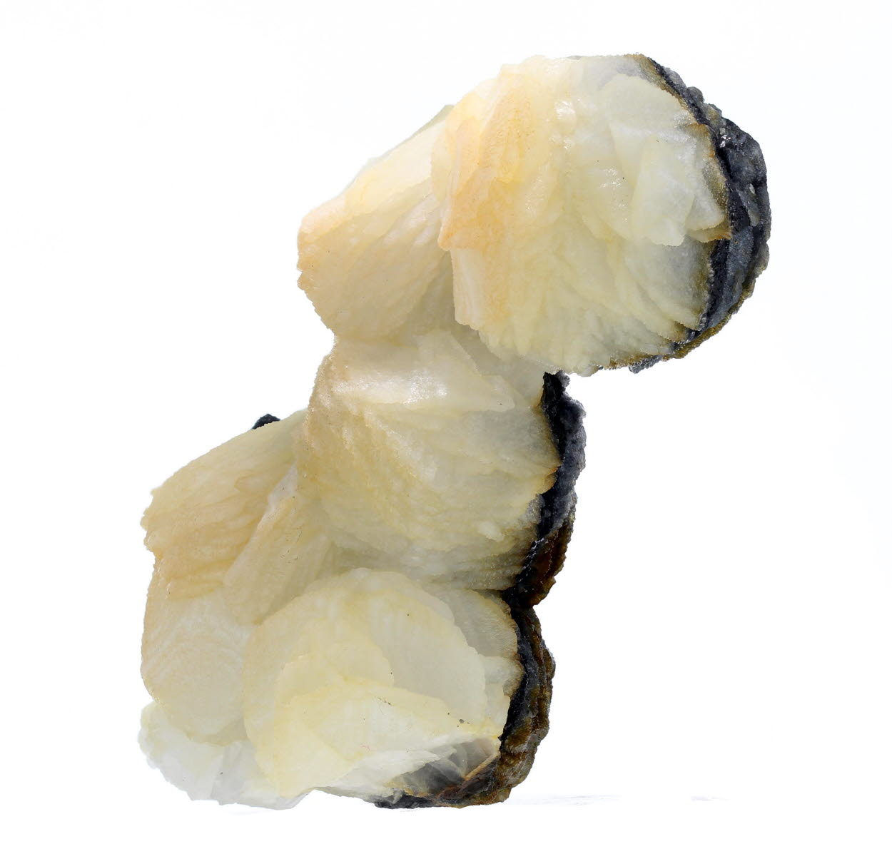 Calcite With Boulangerite Inclusions