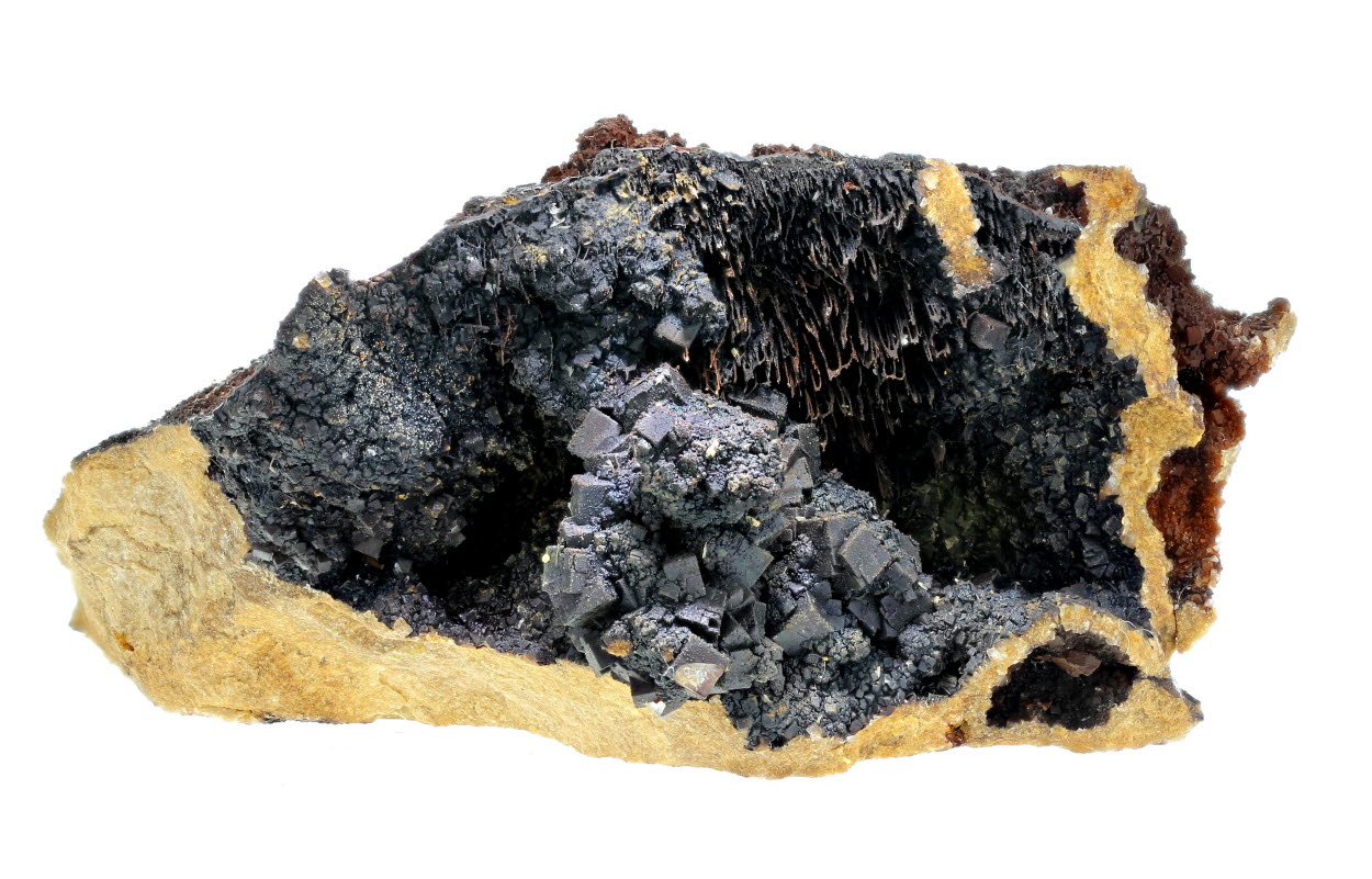 Goethite & Fluorite