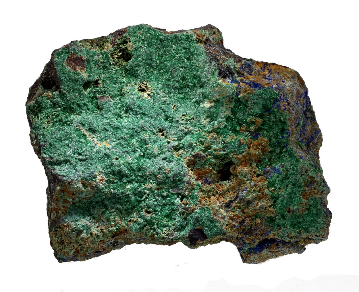 Chalcocite With Malachite & Azurite