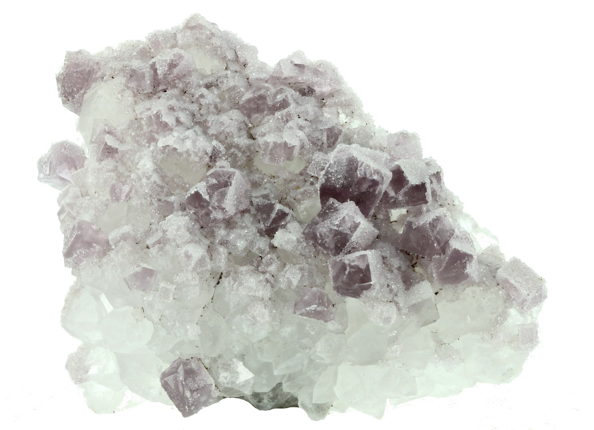Fluorite On Quartz