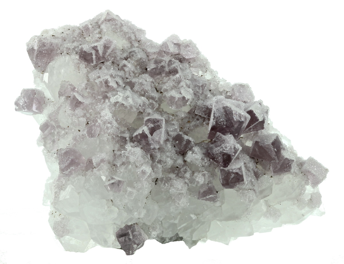 Fluorite On Quartz
