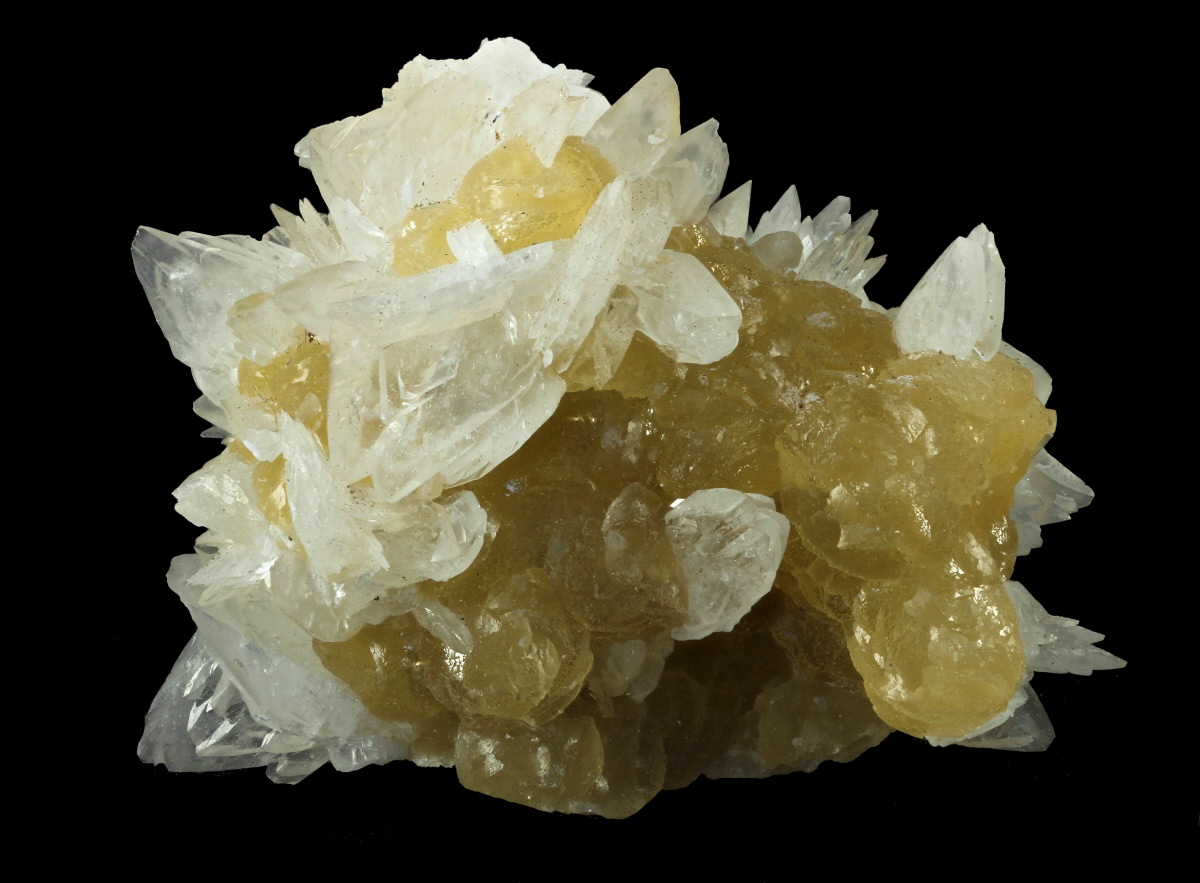 Colemanite On Calcite