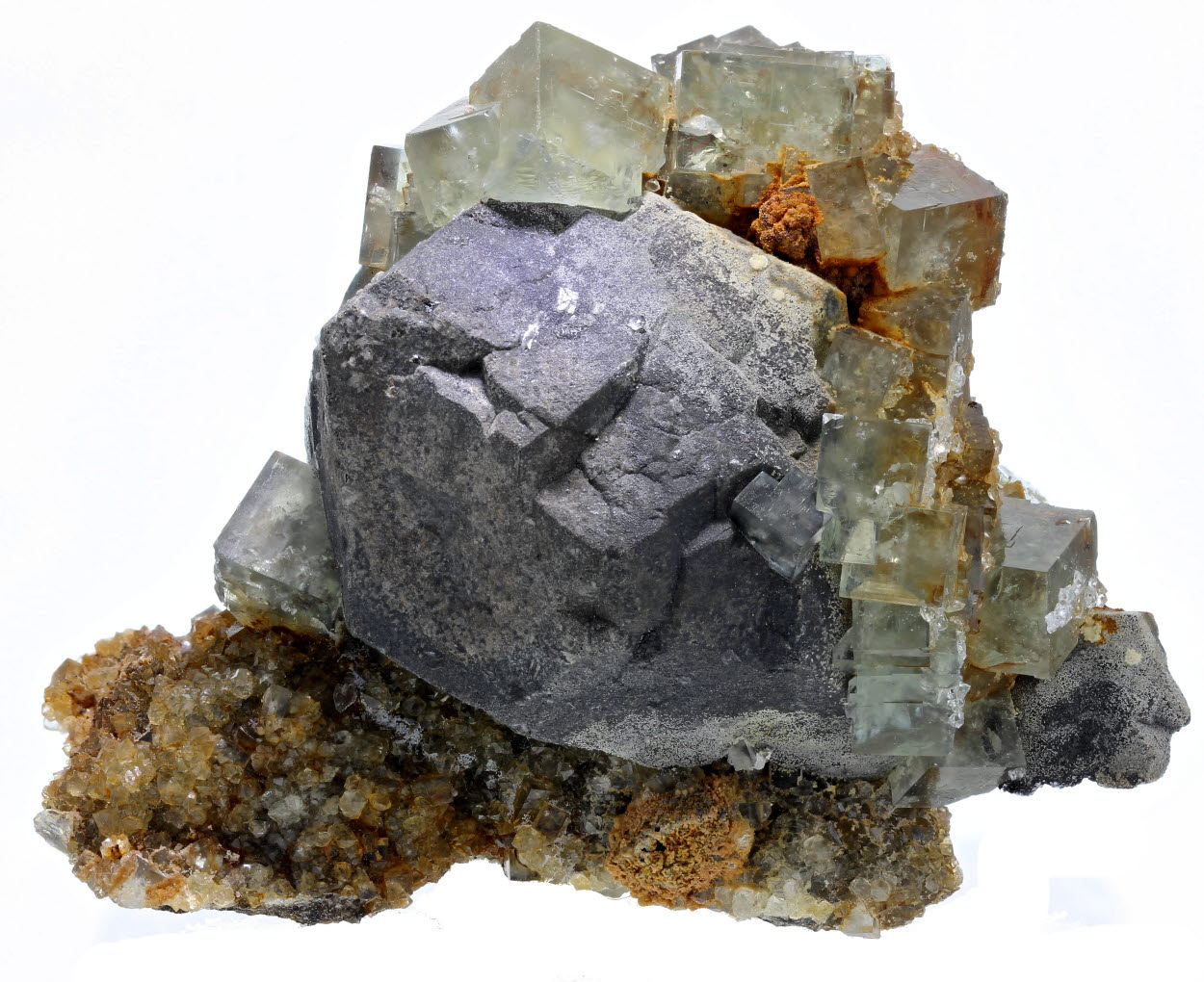 Fluorite Galena & Quartz