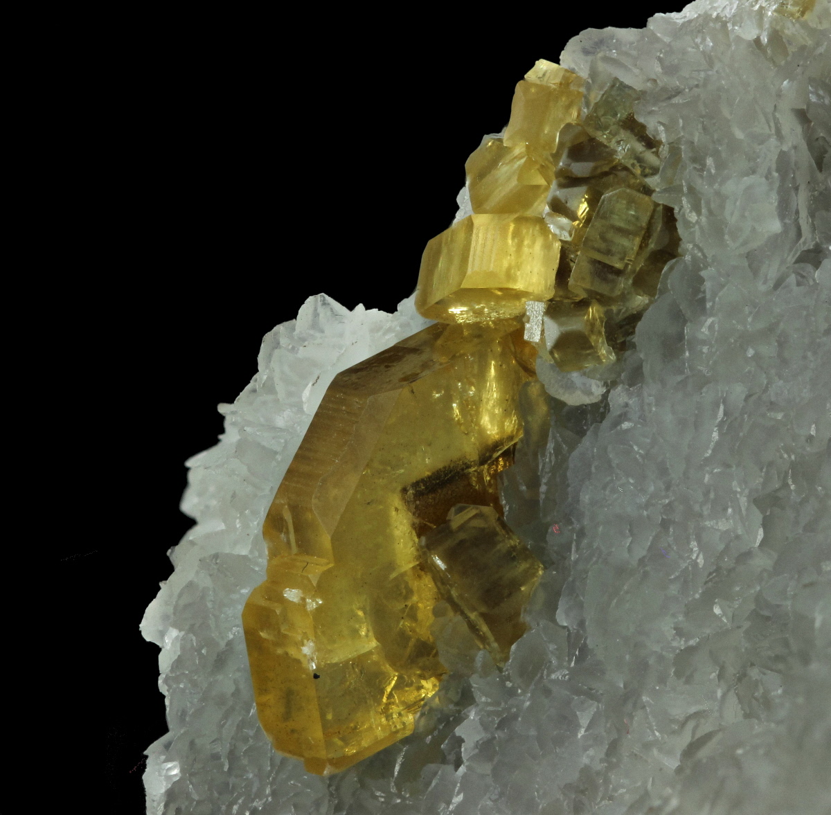 Baryte On Calcite