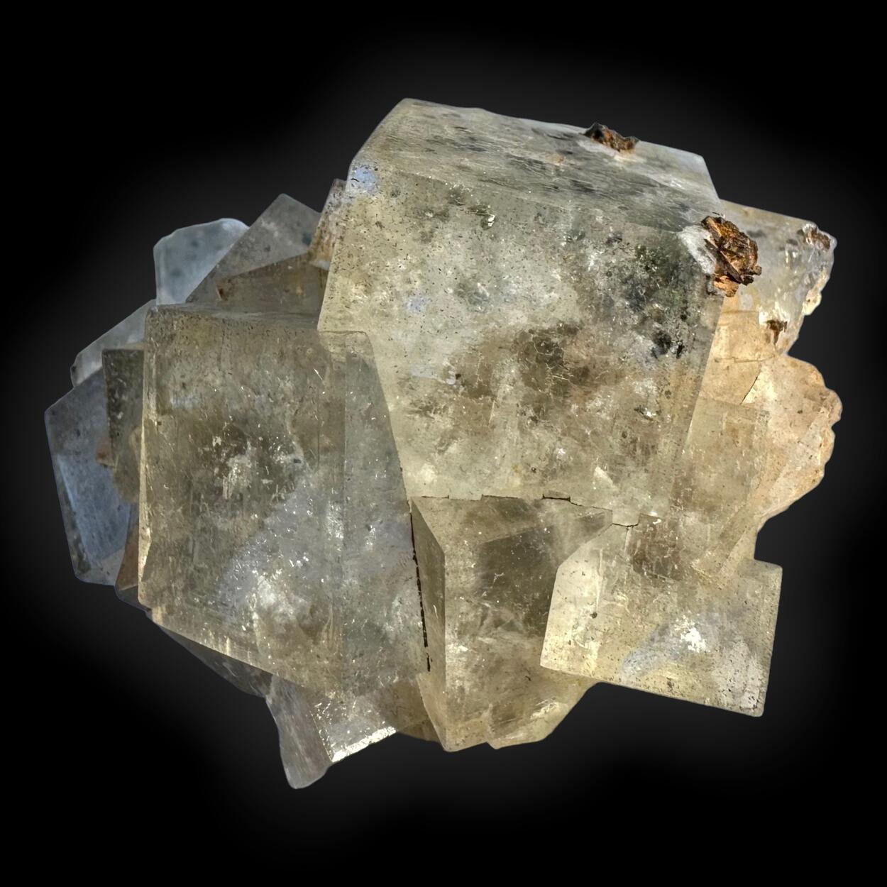 Fluorite With Marcasite Inclusions