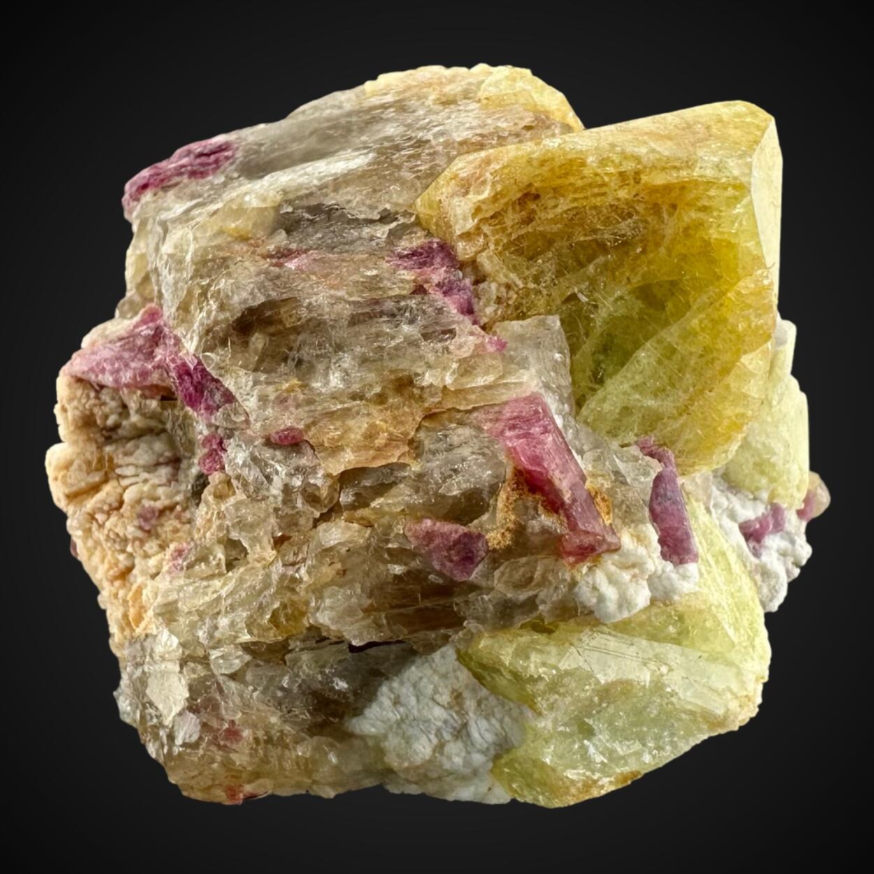 Rhodizite & Rubellite