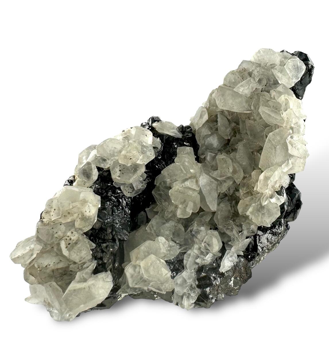 Calcite On Sphalerite