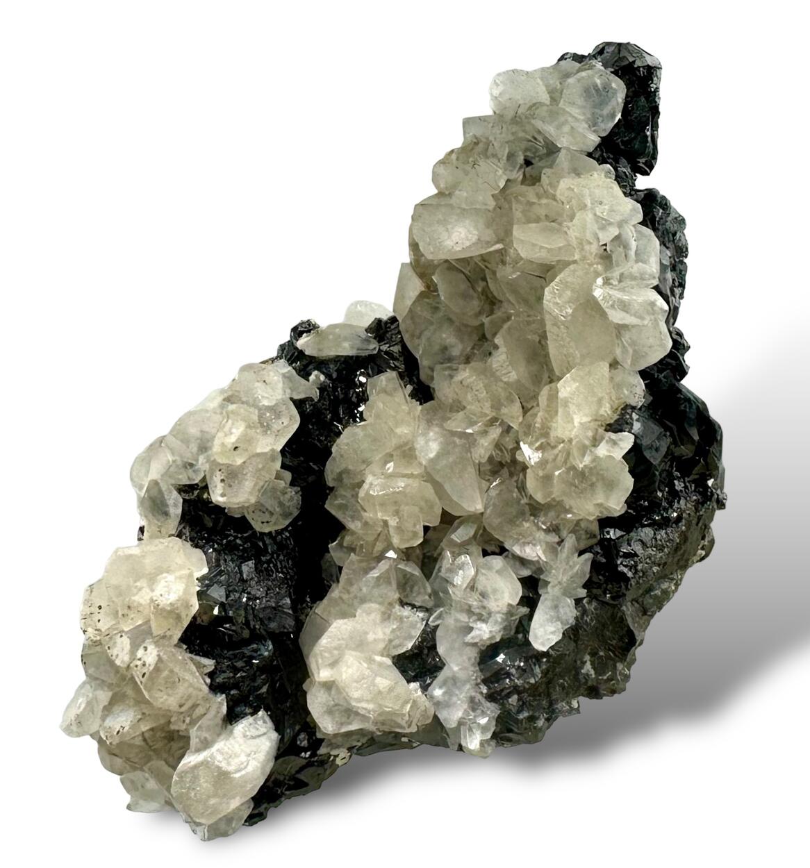 Calcite On Sphalerite