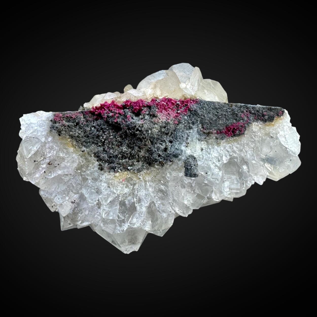 Erythrite Calcite & Quartz