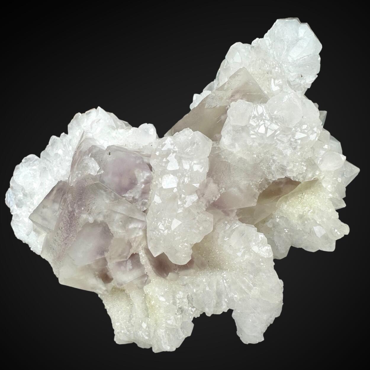 Fluorite & Quartz With Pyrite