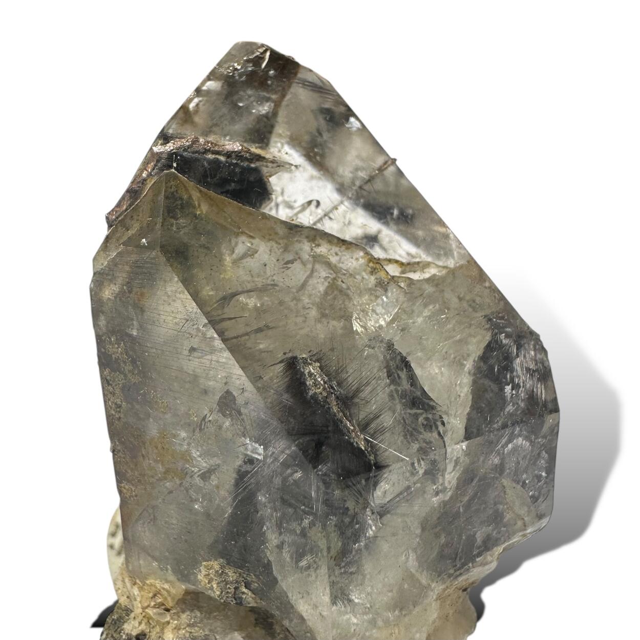 Quartz With Rutile & Brookite Inclusions