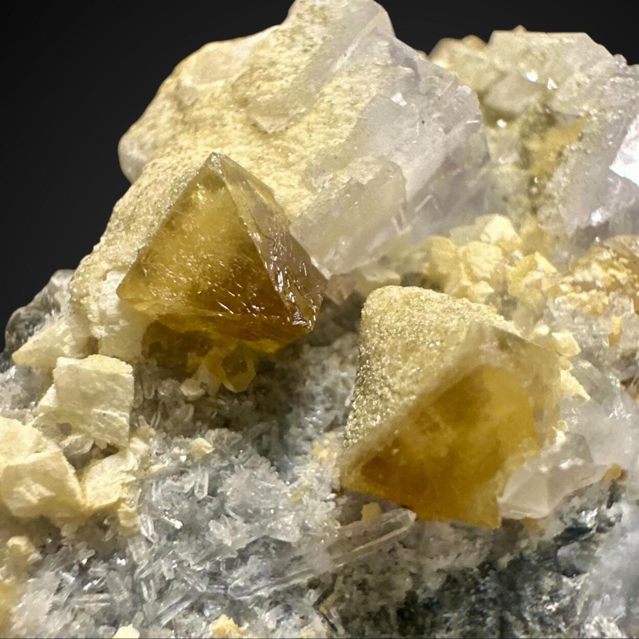 Scheelite With Fluorite