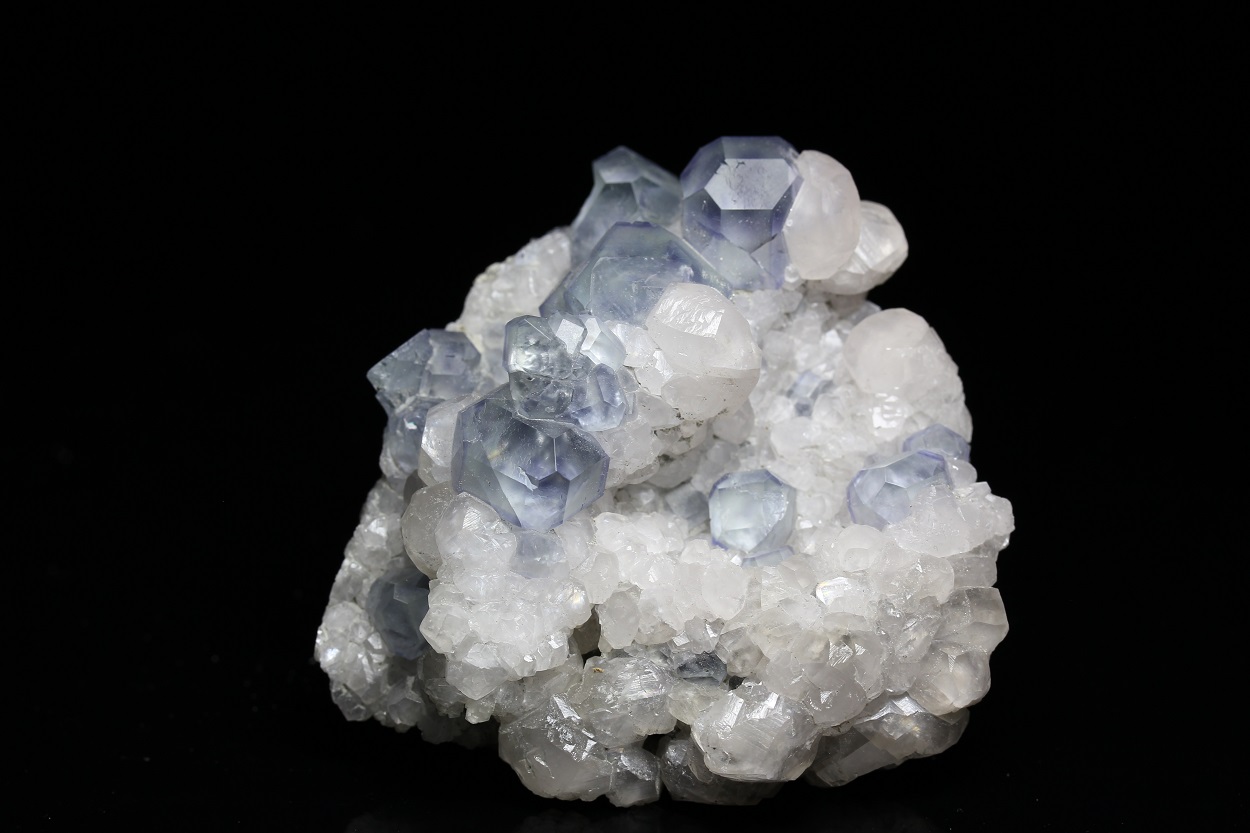 Fluorite On Calcite