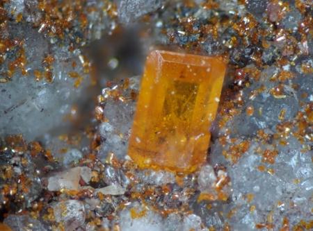 Wulfenite & Calcite