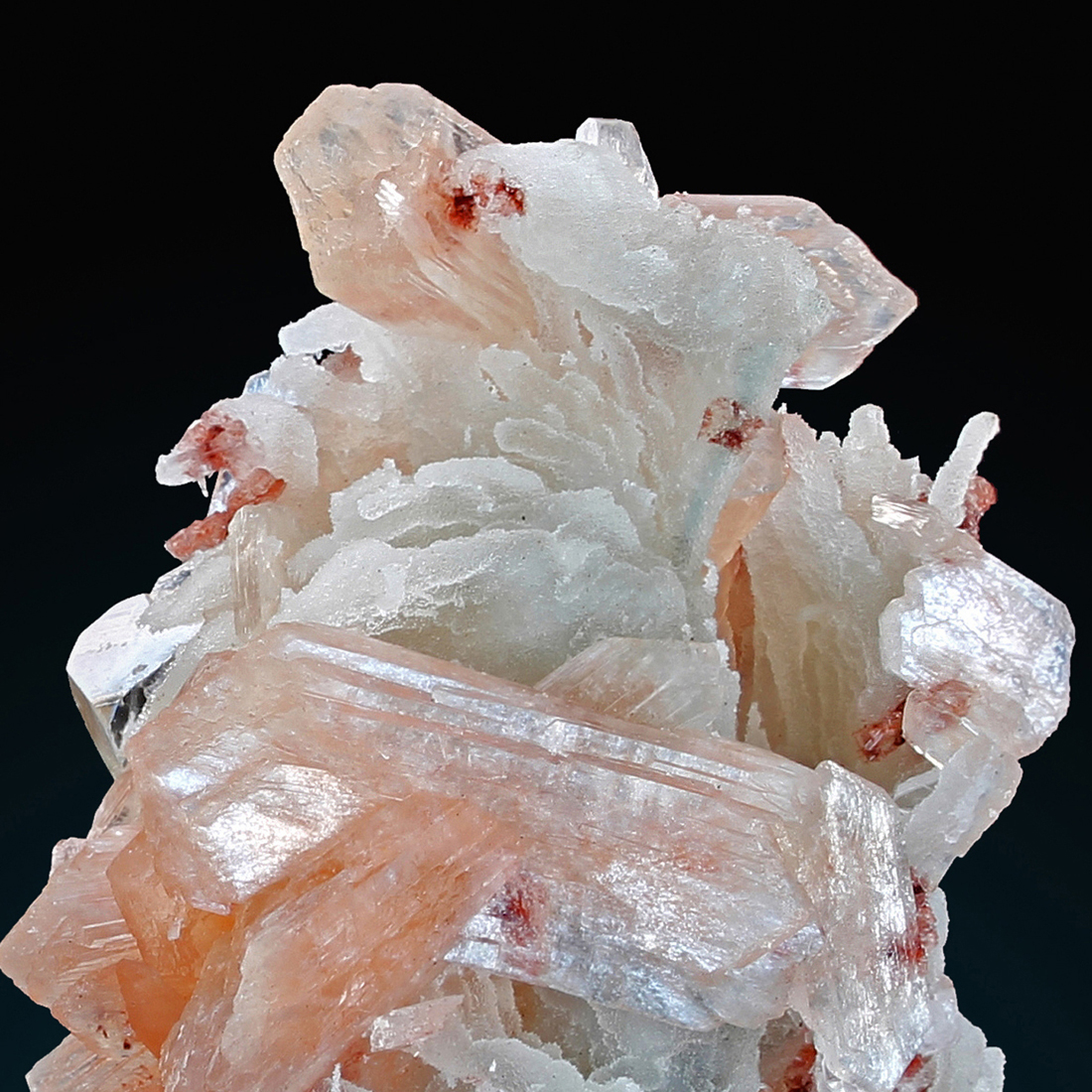 Stilbite Heulandite Apophyllite & Quartz