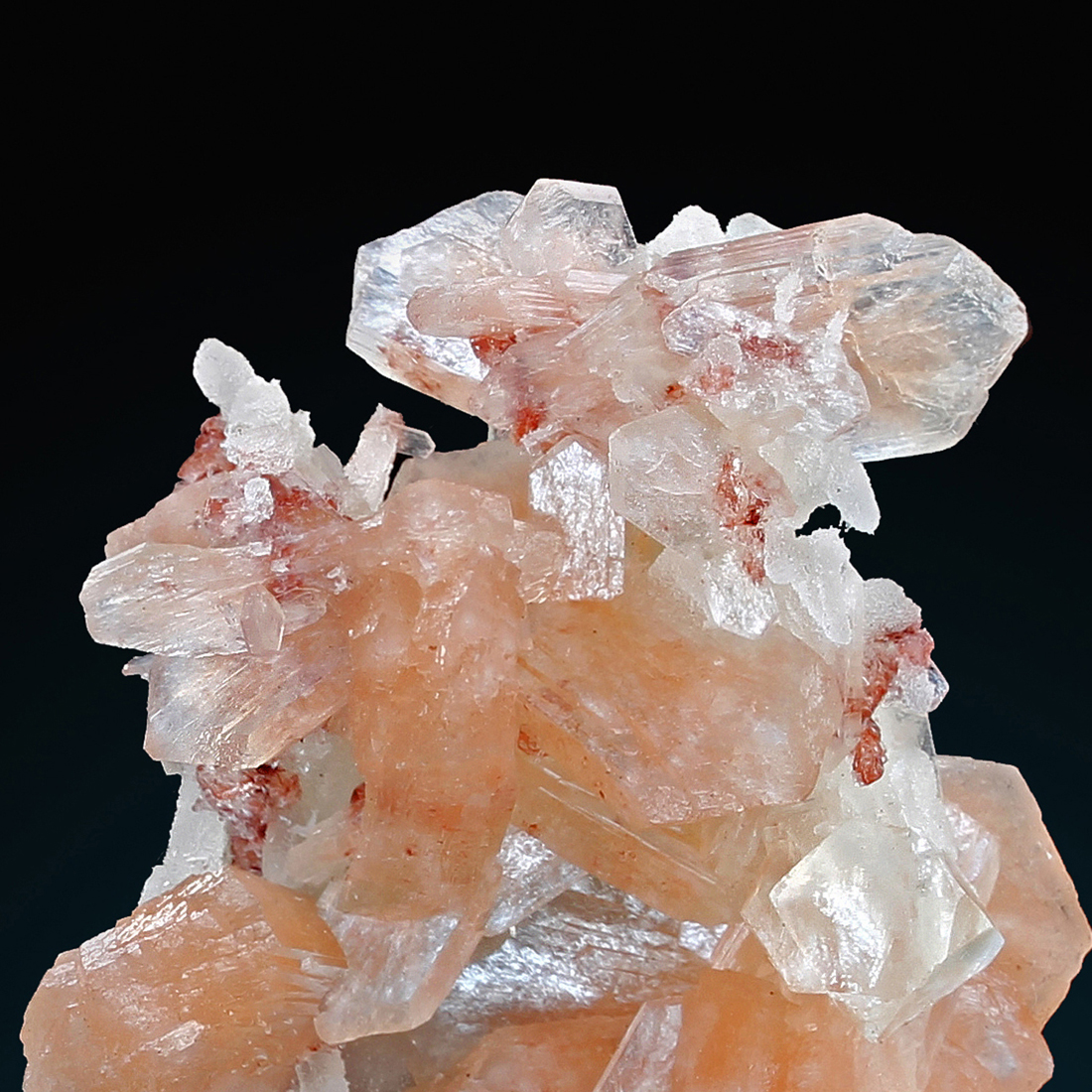 Stilbite Heulandite Apophyllite & Quartz