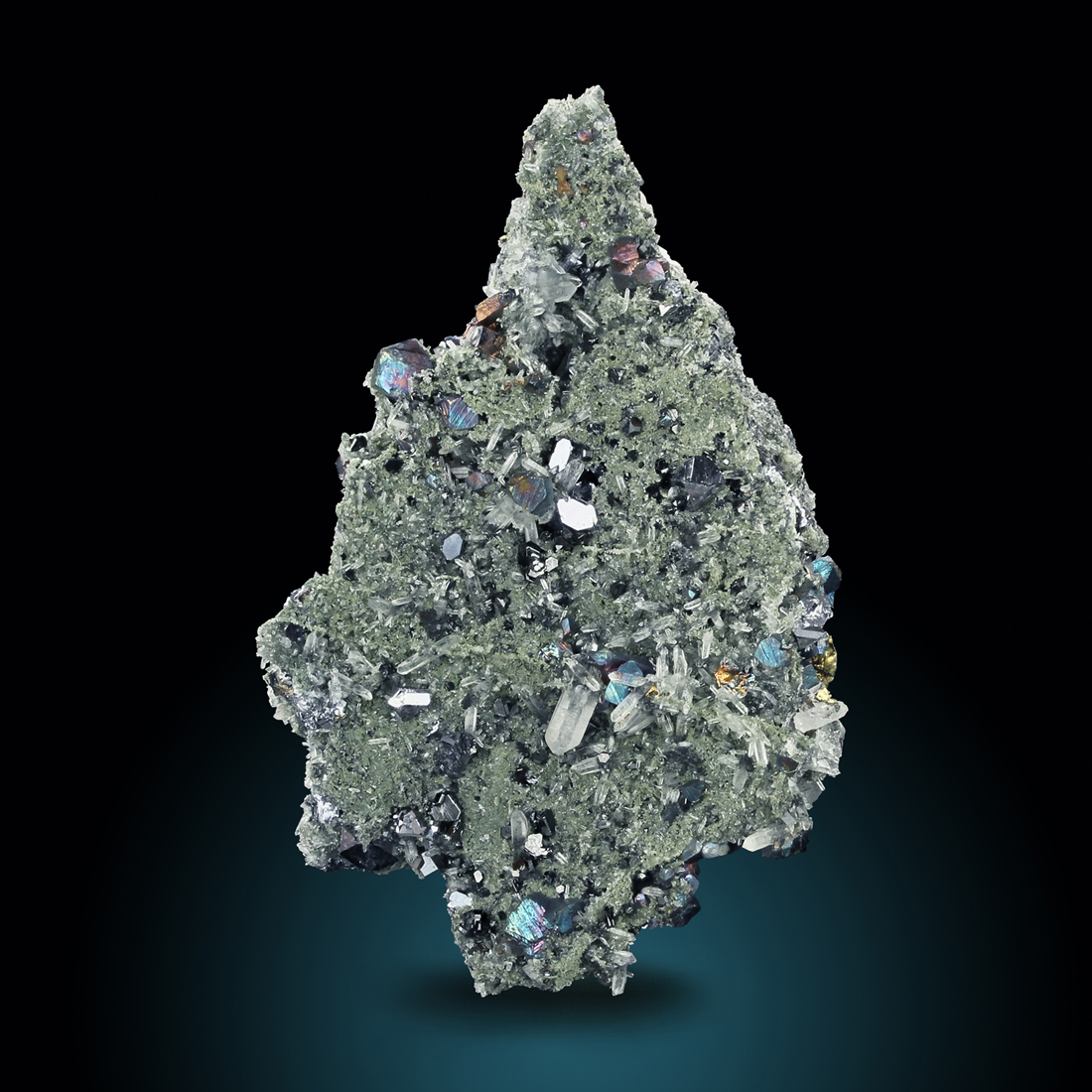 Chalcopyrite With Quartz & Galena