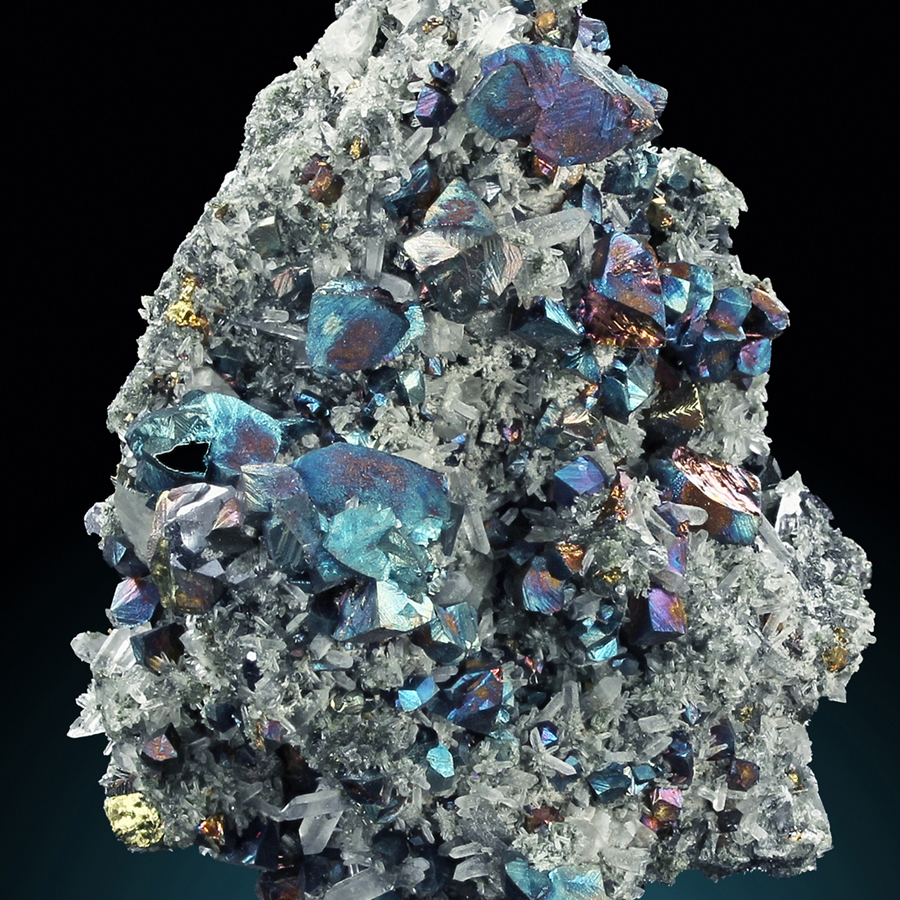 Chalcopyrite With Quartz & Galena