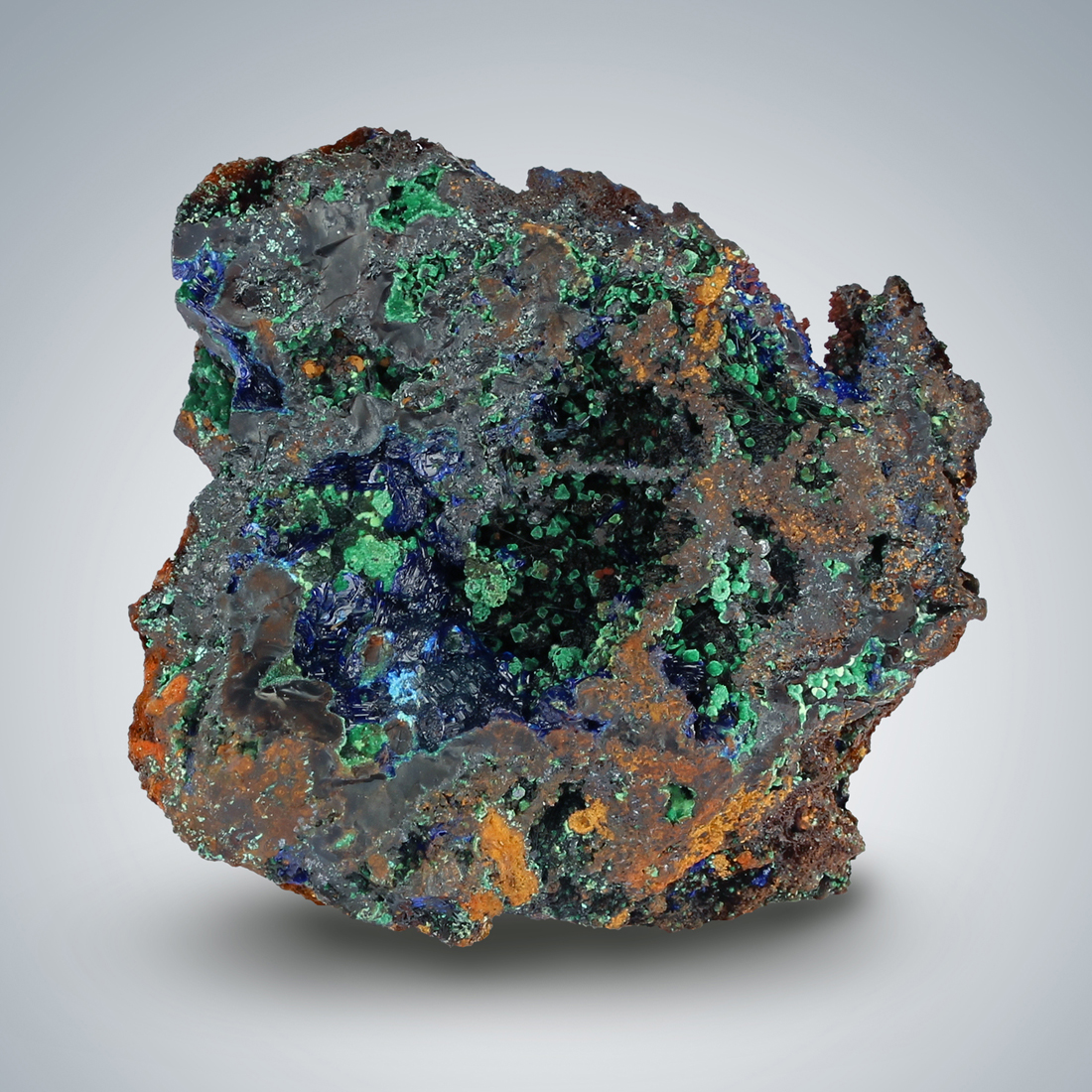 Agardite Azurite & Malachite Psm Cuprite