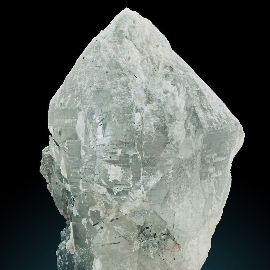 Quartz With Tourmaline